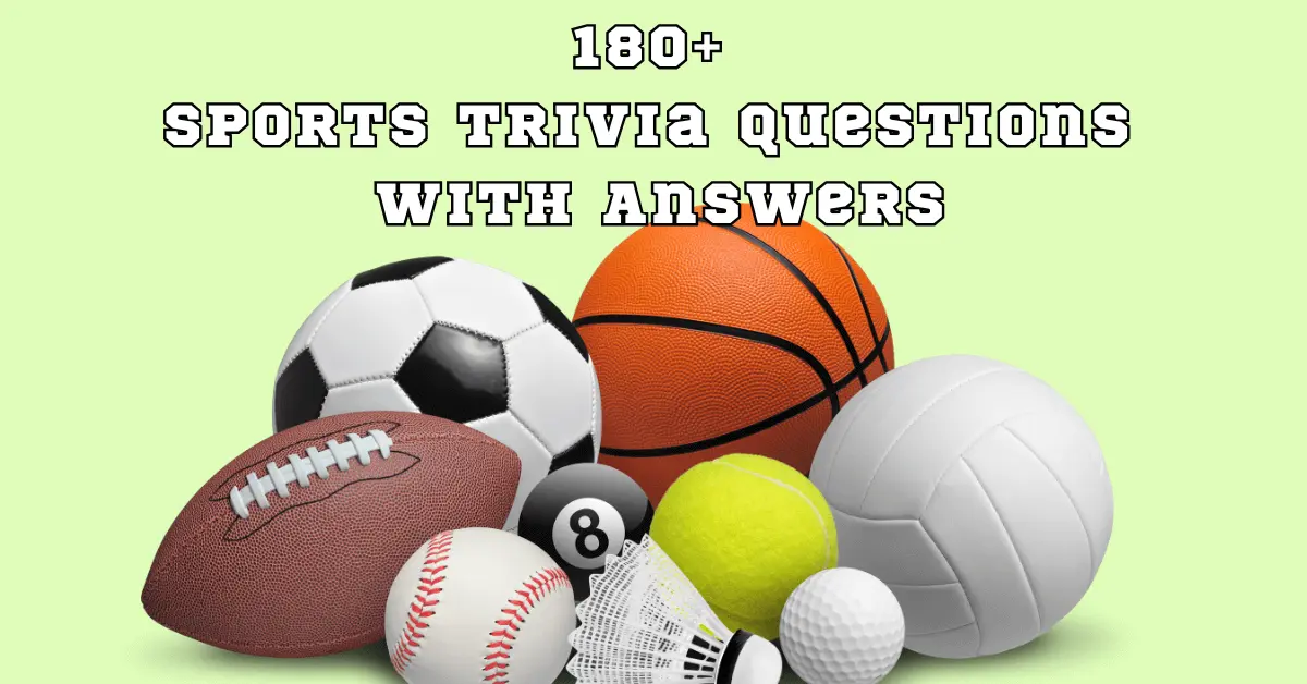 Sports Trivia Questions With Answers