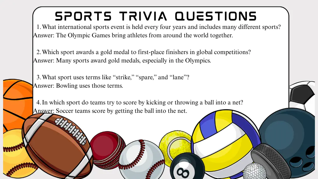 Sports Trivia Questions