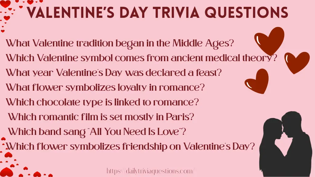 Valentine’s Day Trivia Questions