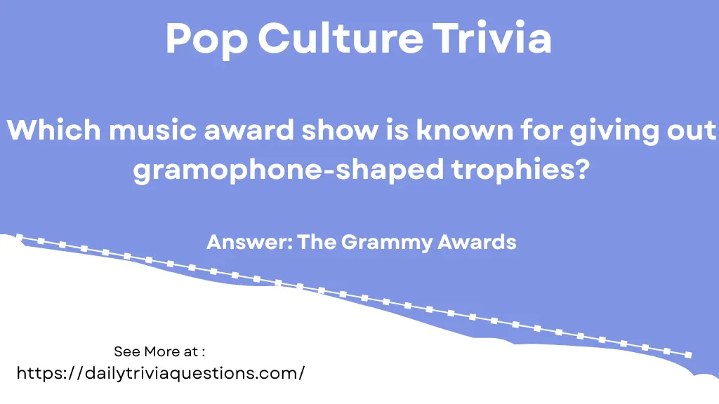Pop Culture Trivia _ Daily Trivia Questions
