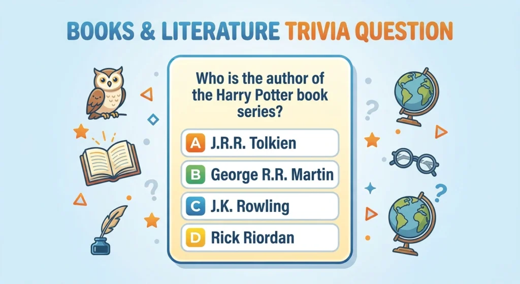 Books and Literature Trivia Questions