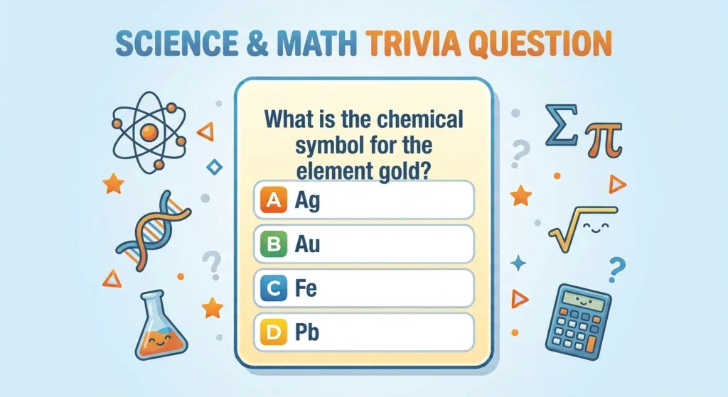 Science and Math Trivia Questions